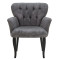 Armchair Samara DIOMMI fabric grey antique 67x62x78cm