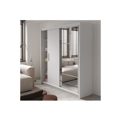 Гардероб Elodie 200x61x216 бял DIOMMI 192-000026 Гардероб Elodie 200x61x216 бял DIOMMI 192-000026