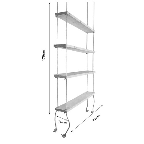 Стенен рафт Rabia 99x16x170 орех DIOMMI 197-000051 Стенен рафт Rabia 99x16x170 орех DIOMMI 197-000051
