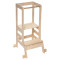 Children s observation tower Montessori pakoworld natural 51x51x90cm