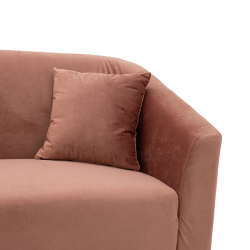 3 seater sofa Pax pakoworld with velvet in rotten apple color 199x77x82cm 3 seater sofa Pax pakoworld with velvet in rotten apple color 199x77x82cm