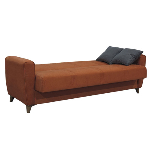 3 seater sofa-bed Antony pakoworld fabric velvet tile 210x75x85cm 3 seater sofa-bed Antony pakoworld fabric velvet tile 210x75x85cm