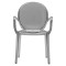 Armchair Flair pakoworld PC color grey transparent