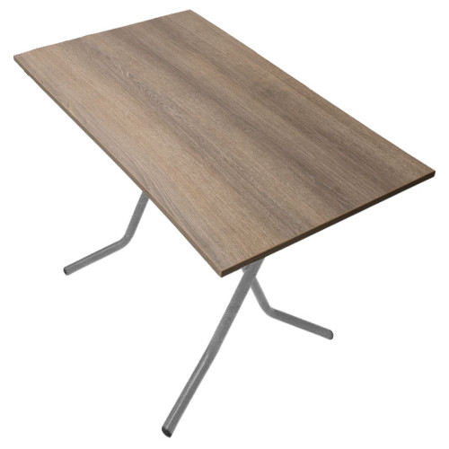 Сгъваема маса Liam 100x60x75 сив DIOMMI 243-000050