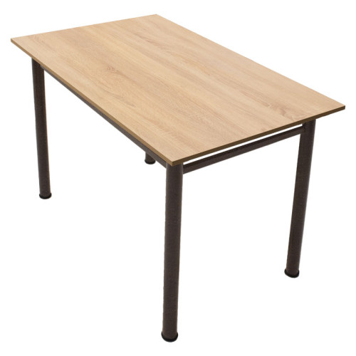 Table Dexter pakoworld oak-leg gray forged 110x70x77cm