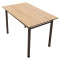 Table Dexter pakoworld oak-leg gray forged 110x70x77cm