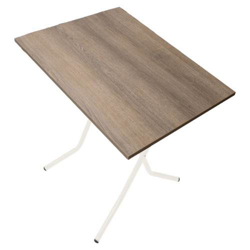 Table Liam pakoworld folding ash-leg ecru forged 70x50x75cm