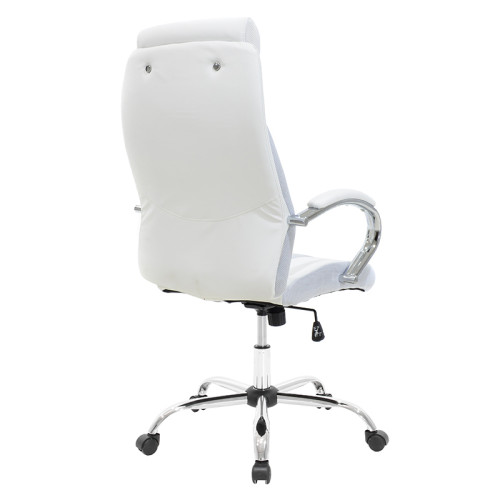 Manager office chair Shark pakoworld with PU white-grey colour