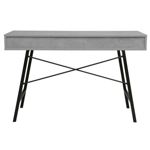 Work table Yamin pakoworld grey cement-black 120x48x76cm Work table Yamin pakoworld grey cement-black 120x48x76cm
