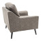 Armchair Lonnie pakoworld PU grey antique 94x95.5x92.5cm