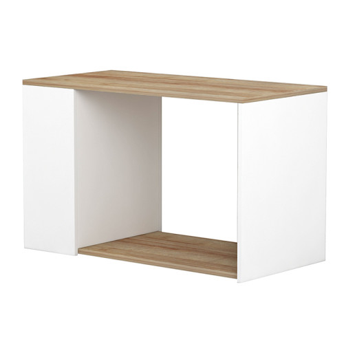 Coffee table Hattie pakoworld natural-white 80x40x50cm