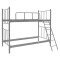 Bunk bed Winston pakoworld metallic grey forged 90x190cm