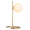 Table lamp Inclusive pakoworld Ε27 golden 16.5x21x45cm