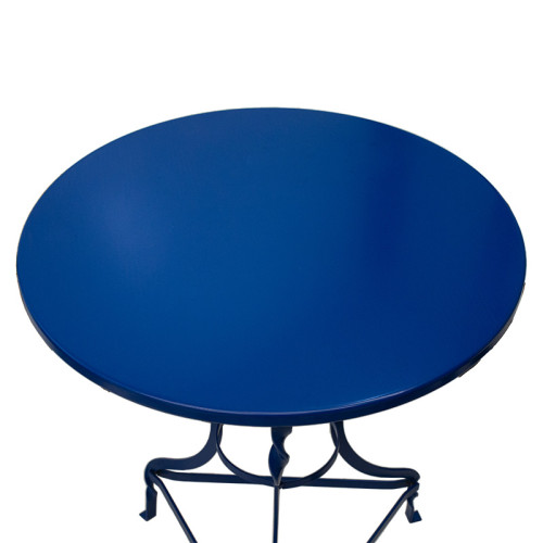 Table Noah pakoworld metallic blue D70x72cm