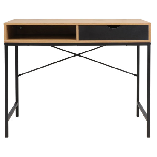 Work table Taco pakoworld natural-black 95x48x76cm