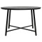 Table Gianno pakoworld black marble-black leg D120x76cm