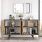 Sideboard Jethro pakoworld sonoma-cement 130x40x70.6cm