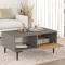 Coffee table Jethro pakoworld cement-sonoma color 90x51x40.6cm