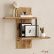 Wall shelf Horatio pakoworld in sonoma color 66x19.5x60cm