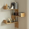 Wall shelf Horatio pakoworld in sonoma color 60x22x109.4cm