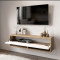 Roscoe pakoworld white-oak wall-mounted TV unit 100x31.5x29.5cm