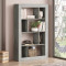 Caring pakoworld bookcase color antique anthracite-grey antique94.5x27x145.5cm