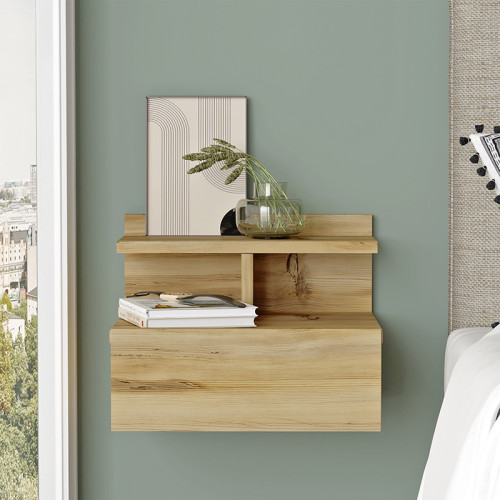 Nightstand Discover pakoworld sonoma 40x35.5x32cm Nightstand Discover pakoworld sonoma 40x35.5x32cm