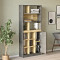 Zest pakoworld bookcase color anthracite antique-sonoma 75.5x25x170cm