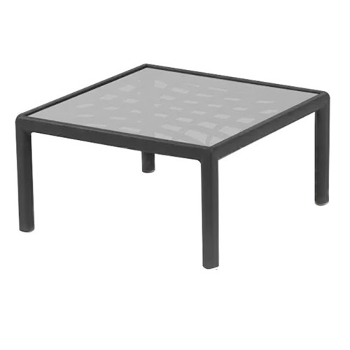 Garden lounge set 3pcs Intricate pakoworld PP anthracite color -grey pillow