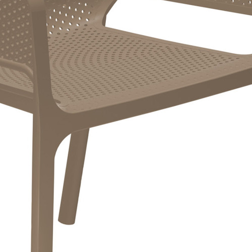 Armchair Integral pakoworld PP color cappuccino