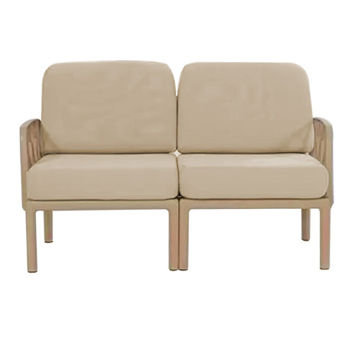 Garden lounge set 4pcs Intricate pakoworld PP color cappucino-beige pillow