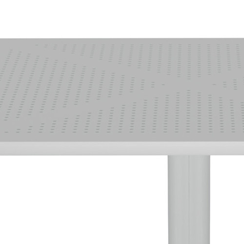 Groovy pakoworld PP table in white color 80x80x74.5cm