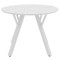 Dining table Annie pakoworld MDF in white marble D100x75cm