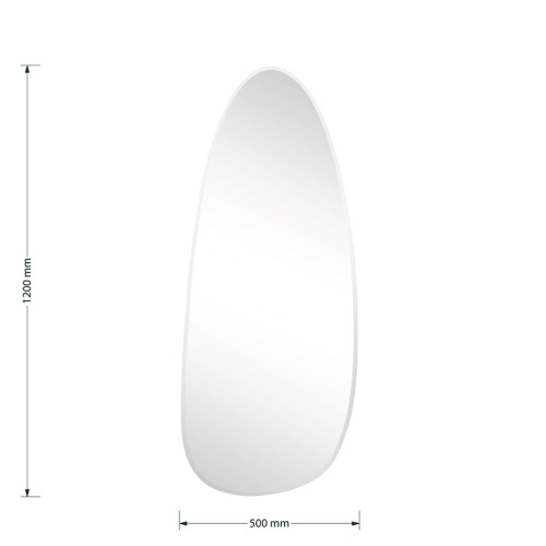 Mirror Irregular 3 pakoworld 50x1x120cm Mirror Irregular 3 pakoworld 50x1x120cm
