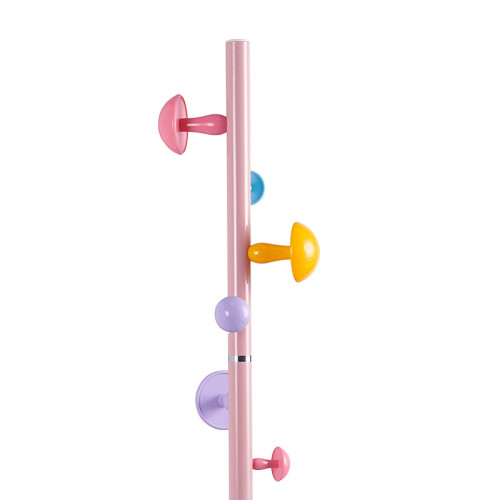 Coat Stand Violetta pakoworld metal pink D31x167cm