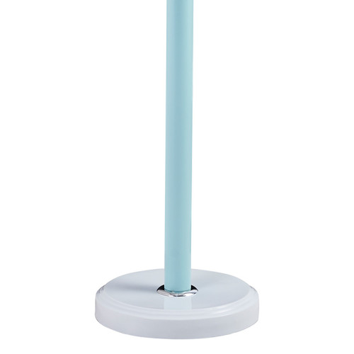 Coat Stand Violetta pakoworld metal light blue D31x167cm
