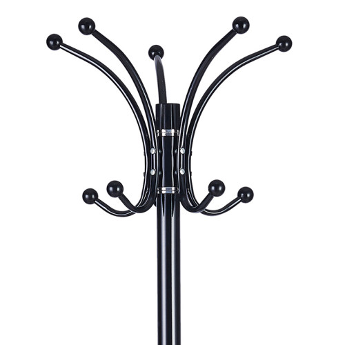 Coat Stand Nicolo pakoworld metal black D37x175cm