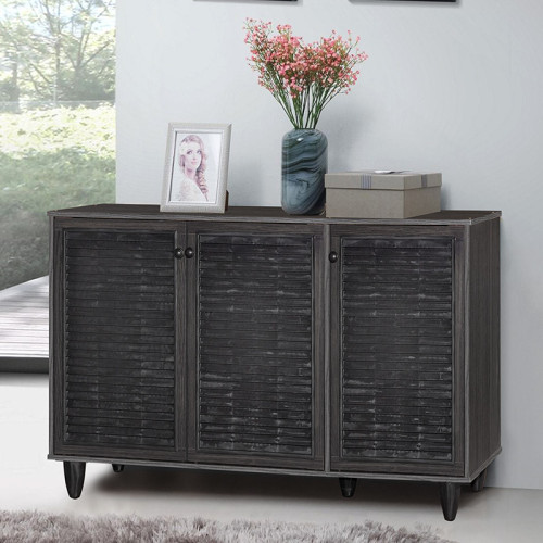 Shoe cabinet Ronan pakoworld 12 pairs wenge eo 105x35x.66cm