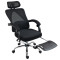 Office chair manager with footrest Titan pakoworld Premium Quality fabric-mesh black