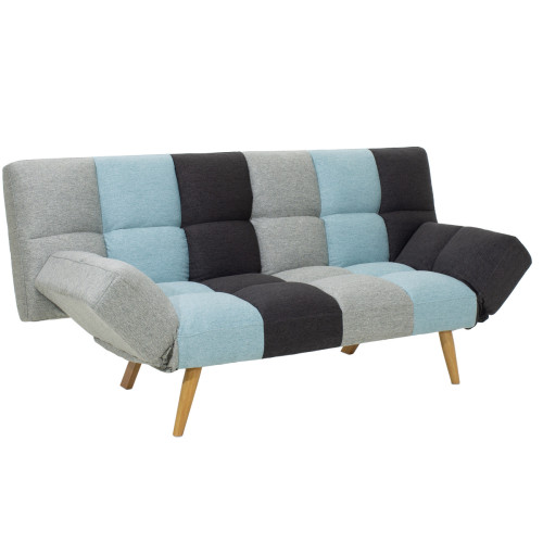 3 seater sofa-bed Freddo fabric multicolored 182x81x84 cm 3 seater sofa-bed Freddo fabric multicolored 182x81x84 cm
