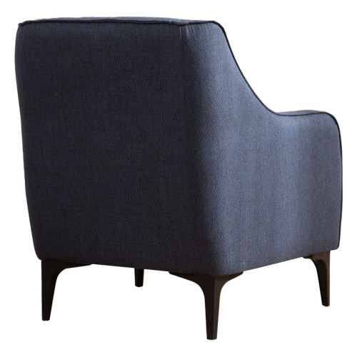 Armchair PWF-0565 pakoworld fabric blue 94x77x87cm