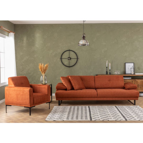 Armchair PWF-0586 pakoworld fabric tile 88x86x88cm