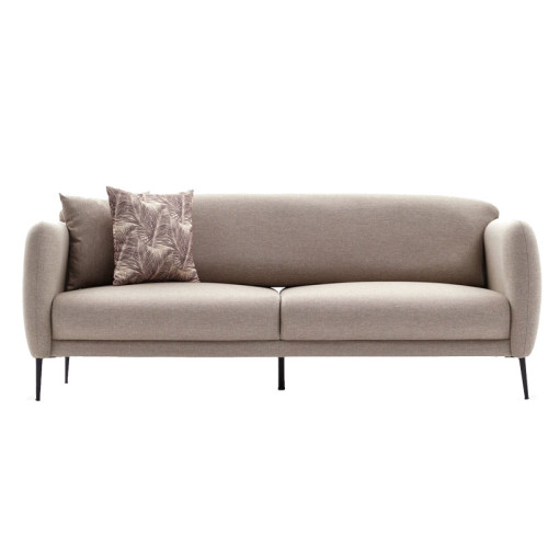 3 seater sofa-bed PWF-0577 pakoworld fabric beige-brown 210x95x80cm 3 seater sofa-bed PWF-0577 pakoworld fabric beige-brown 210x95x80cm