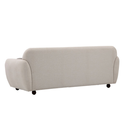 3 seater sofa Arabella pakoworld fabric white 223x83x86cm 3 seater sofa Arabella pakoworld fabric white 223x83x86cm