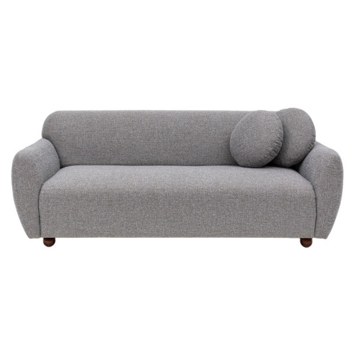 3 seater sofa Arabella pakoworld fabric grey 223x83x86cm 3 seater sofa Arabella pakoworld fabric grey 223x83x86cm