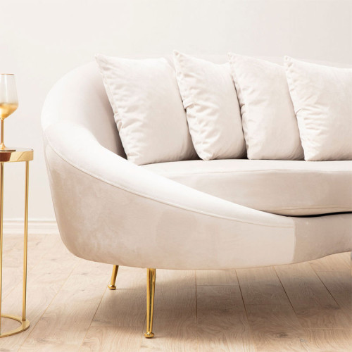 3 seater sofa PWF-0574 pakoworld right corner fabric beige 255x120x85cm 3 seater sofa PWF-0574 pakoworld right corner fabric beige 255x120x85cm