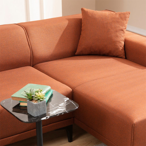 Corner sofa PWF-0566 pakoworld left corner fabric tile 250x145x69cm