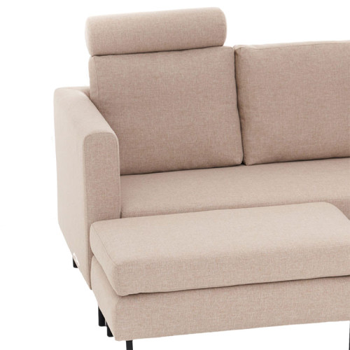 Versatile sofa PWF-0590 pakoworld fabric cream 121x88x84cm Versatile sofa PWF-0590 pakoworld fabric cream 121x88x84cm