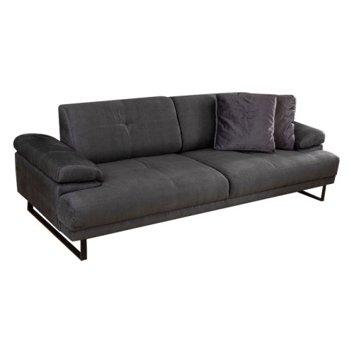 3 seater sofa PWF-0586 pakoworld fabric anthracite 239x99x83cm 3 seater sofa PWF-0586 pakoworld fabric anthracite 239x99x83cm