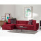 Corner sofa with right corner PWF-0623 burgundy fabric 300/170x76cm